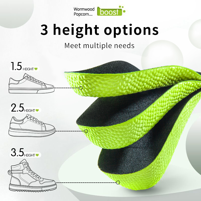 Sneaker Care Foam - Memory Foam Height Increase Insoles for
