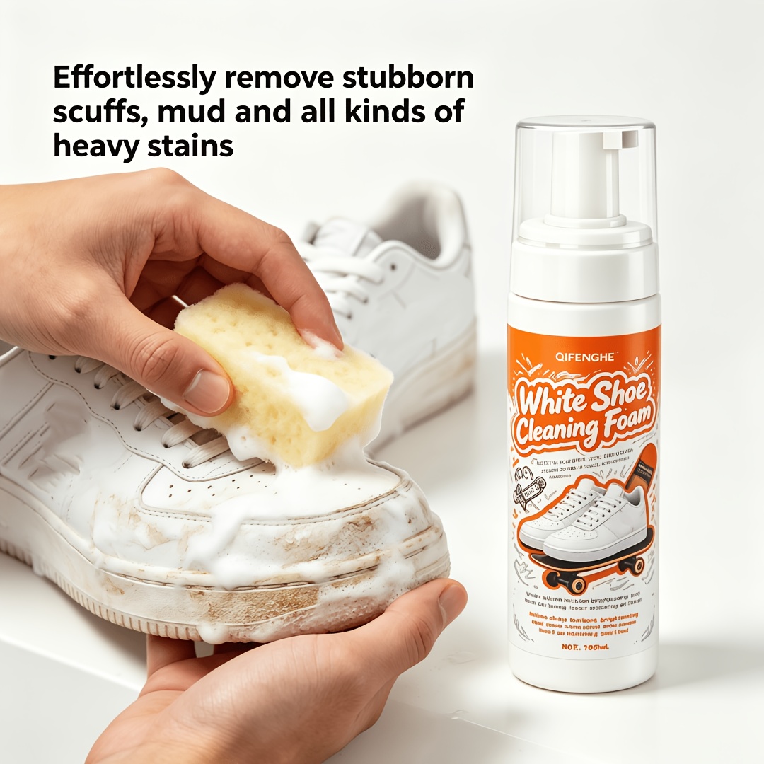 Portable No Rinse White Shoe C - đánh giá và giá Sneaker Care Foam