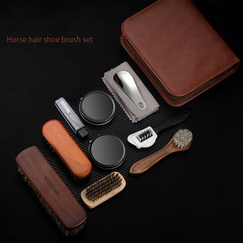 HorseHair Shoe Brush Set Leath - đánh giá và giá Sneaker Cleaning Kit