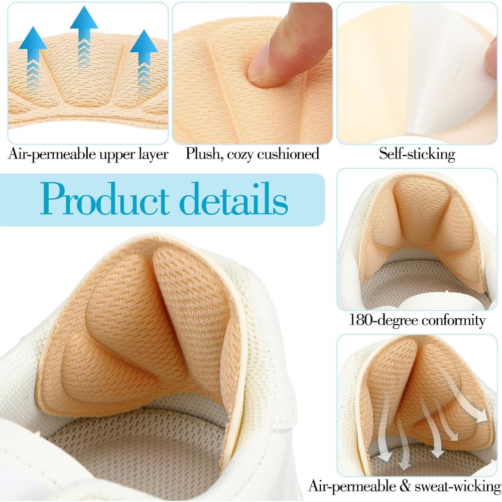 Cushion Pads with Dual Adhesiv - đánh giá và giá Heel Liner Grip