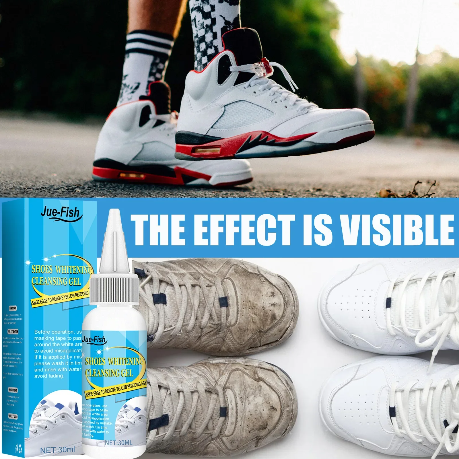 White Shoes Cleaning Gel Stain - đánh giá và giá Sneaker Cleaning Kit
