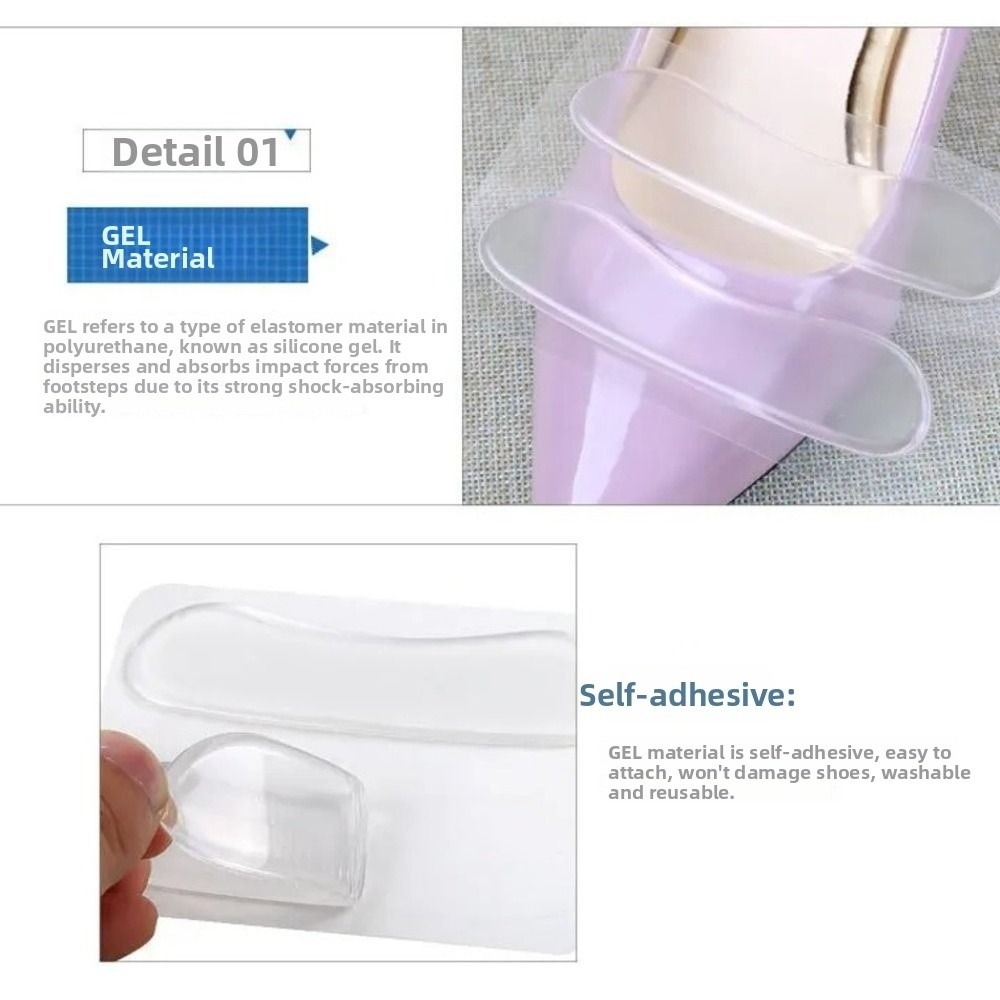 5pairs Gel Heel Grip Pads Self - đánh giá và giá Heel Liner Grip