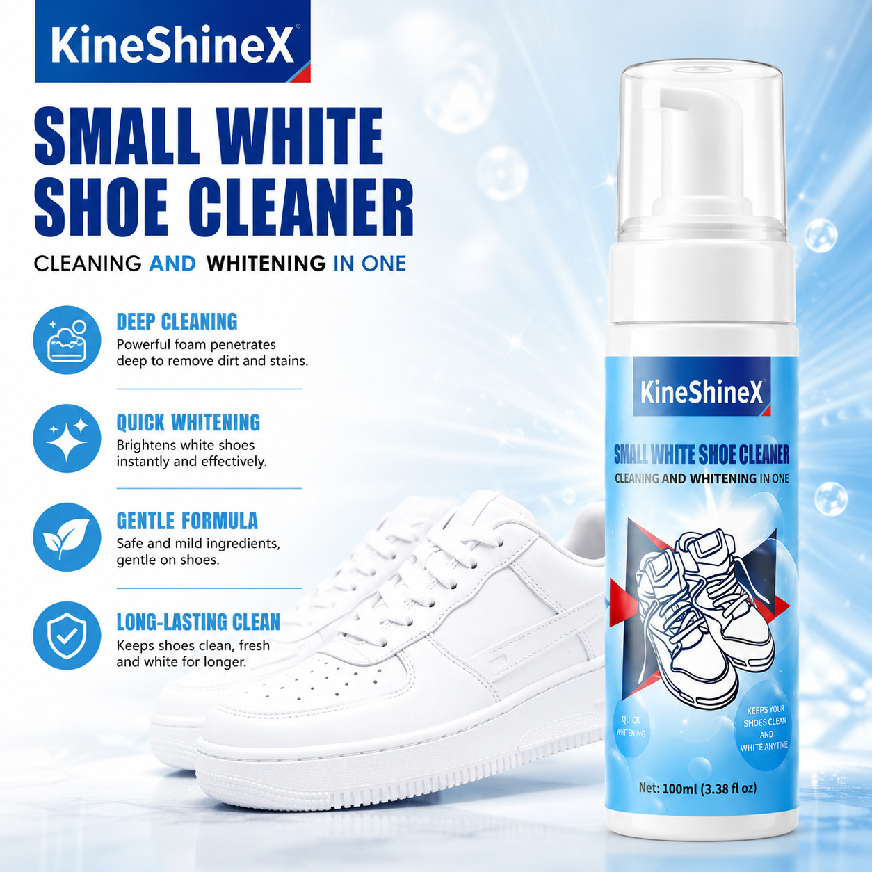 Gihen Shoe Cleaner Kits Water- - đánh giá và giá Sneaker Cleaning Kit